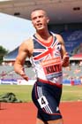 Richard Kilty (Gateshead) finished 2nd to James Ellington in the 200 metres.